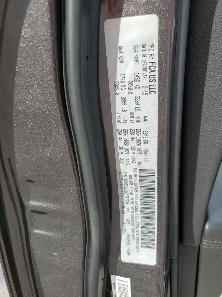 2019 Dodge Durango Gt VIN: 1C4RDHDG0KC707974 Lot: 84945915