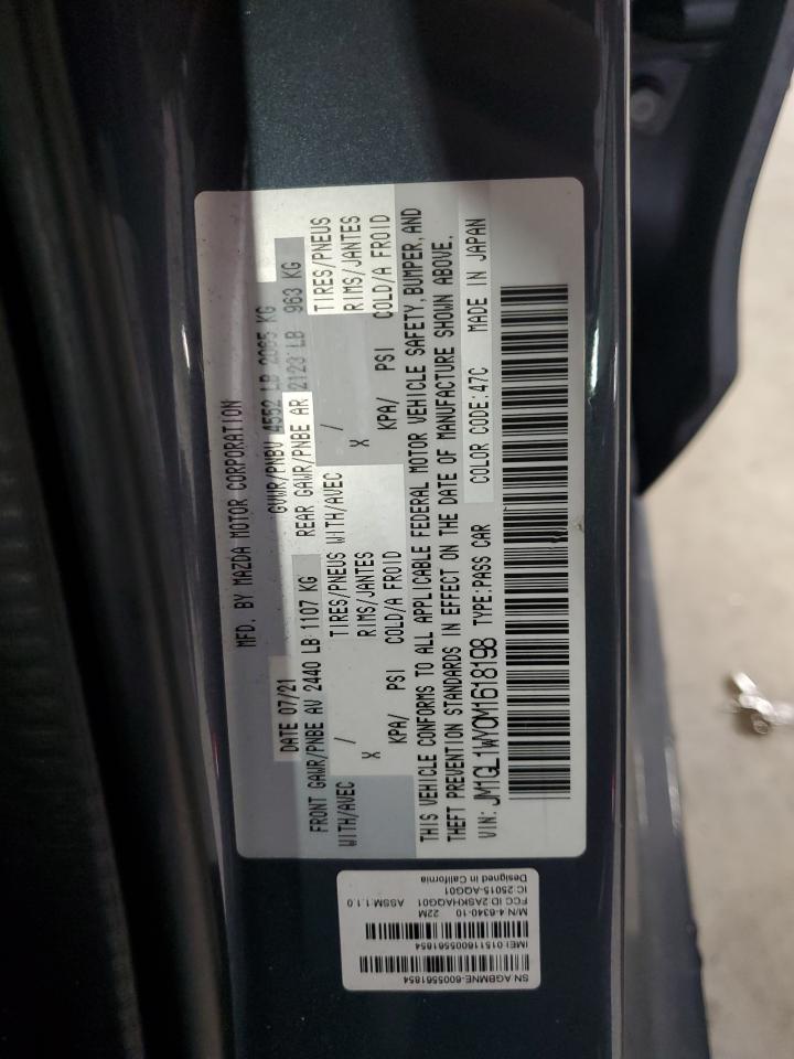 2021 Mazda 6 Grand Touring Reserve VIN: JM1GL1WY0M1618198 Lot: 90329065