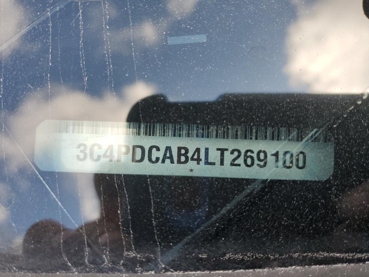 2020 Dodge Journey Se VIN: 3C4PDCAB4LT269100 Lot: 87422965