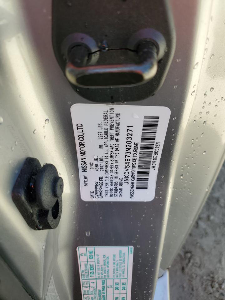 2003 Infiniti G35 VIN: JNKCV54E73M203271 Lot: 84906095