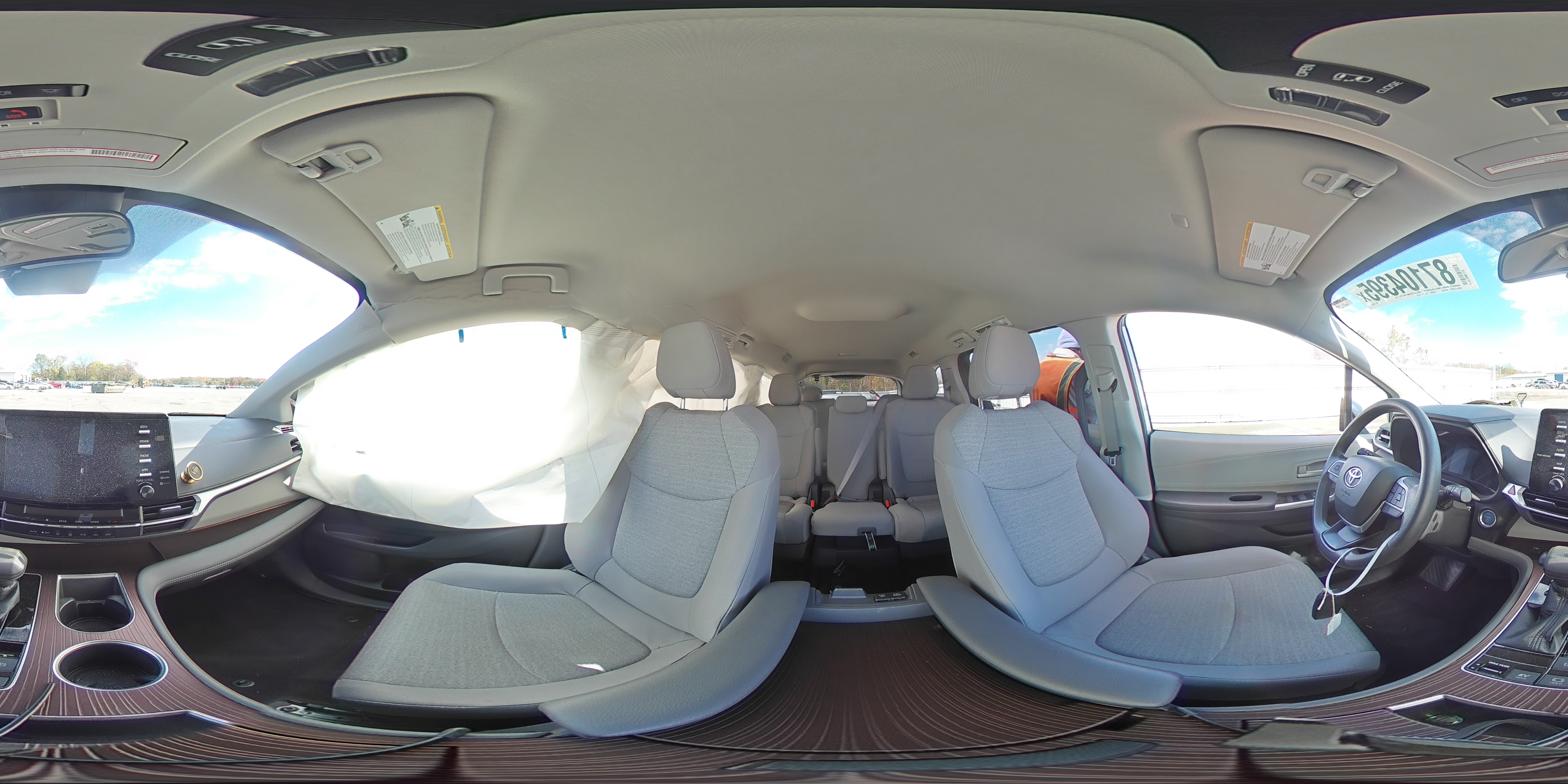 2021 Toyota Sienna Le VIN: 5TDKRKEC5MS041658 Lot: 87104395