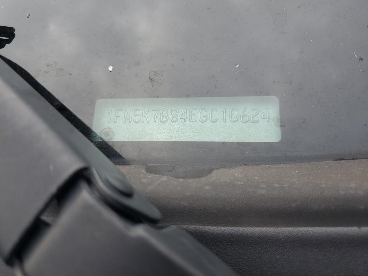 2014 Ford Explorer VIN: 1FM5K7B84EGC10624 Lot: 85535475