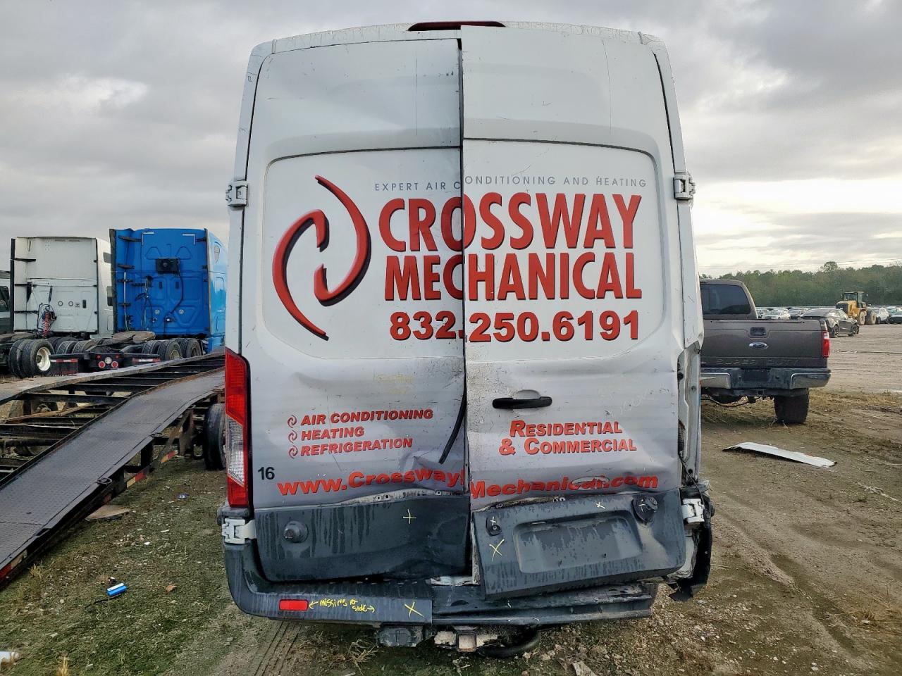 2016 Ford Transit T-250 VIN: 1FTYR2XG3GKA43687 Lot: 86514365