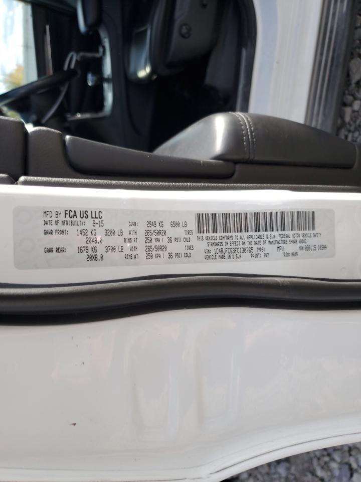 2015 Jeep Grand Cherokee Overland VIN: 1C4RJFCG3FC130765 Lot: 82283305