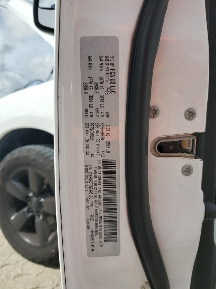 2016 Ram 1500 St VIN: 1C6RR6KT5GS405171 Lot: 84069465