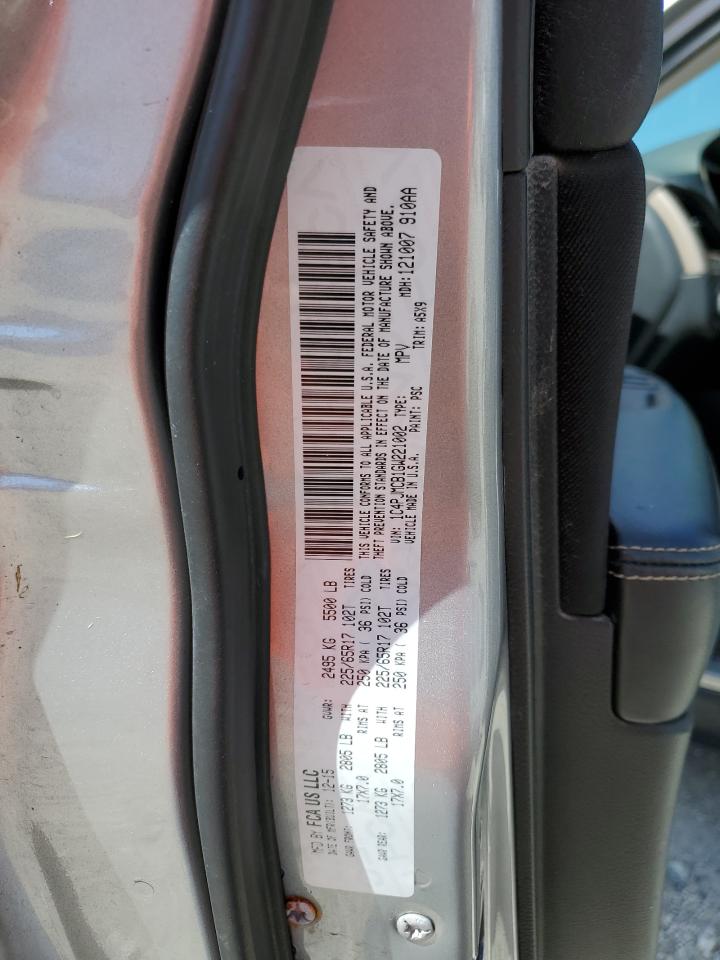 2016 Jeep Cherokee Latitude VIN: 1C4PJMCB1GW221002 Lot: 85761595