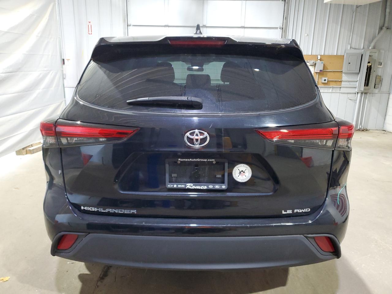 2022 Toyota Highlander L VIN: 5TDBZRBH6NS222469 Lot: 82107535