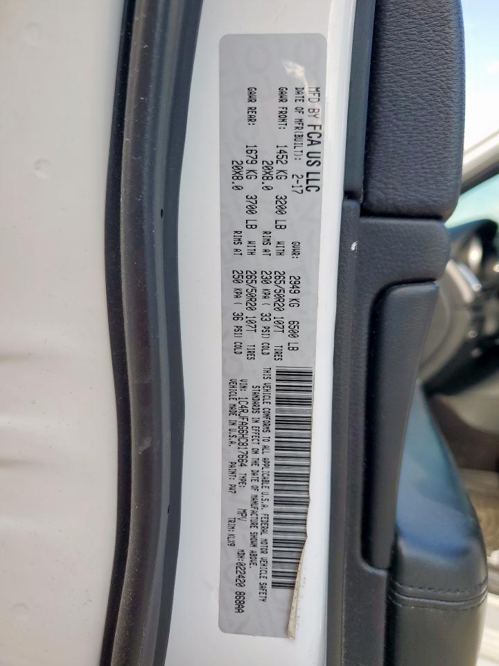 2017 Jeep Grand Cherokee Laredo VIN: 1C4RJFAG6HC817664 Lot: 85121865