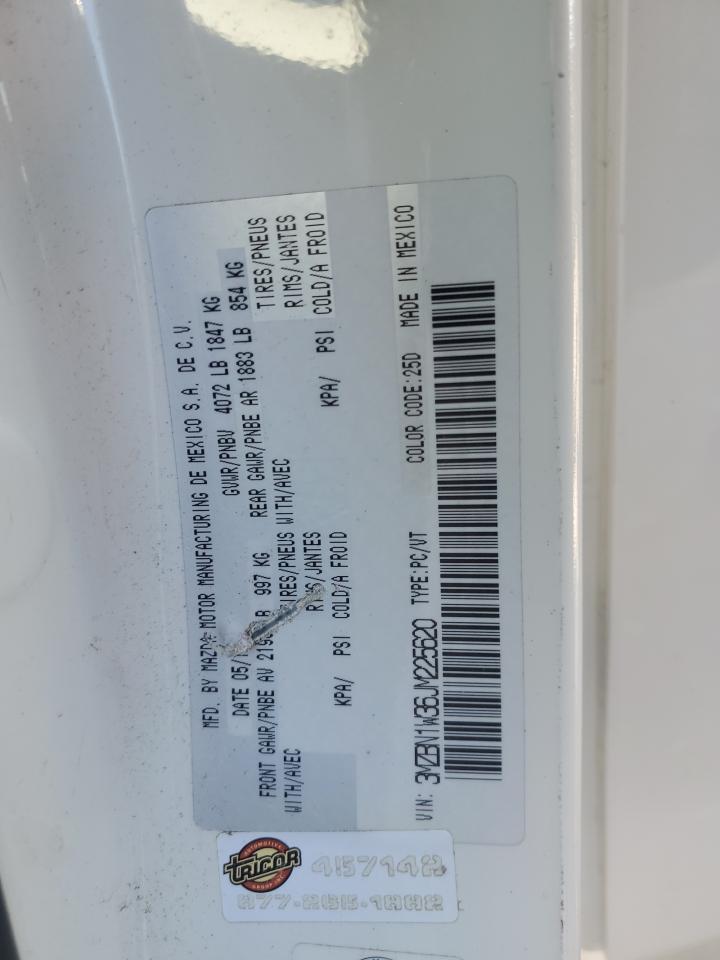 2018 Mazda 3 Grand Touring VIN: 3MZBN1W36JM225620 Lot: 89800705