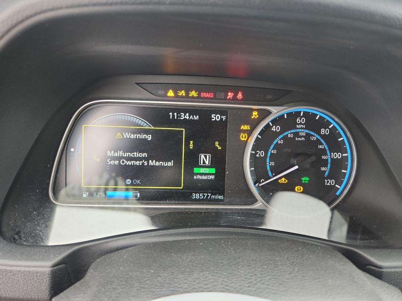 2020 Nissan Leaf Sv VIN: 1N4AZ1CP4LC303848 Lot: 93416845