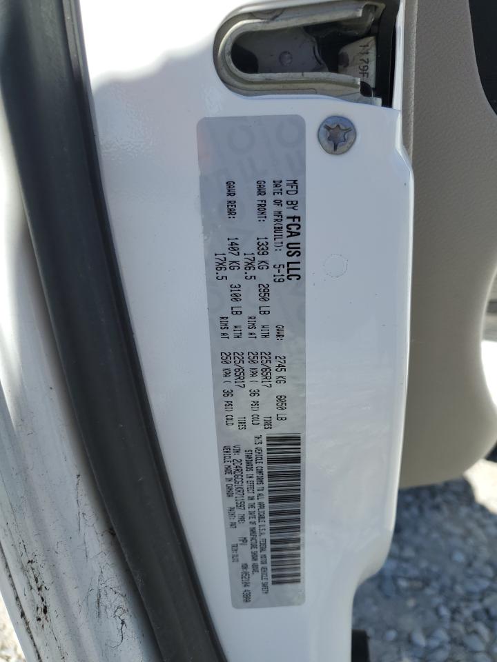 2019 Dodge Grand Caravan Sxt VIN: 2C4RDGCG1KR711597 Lot: 89509485