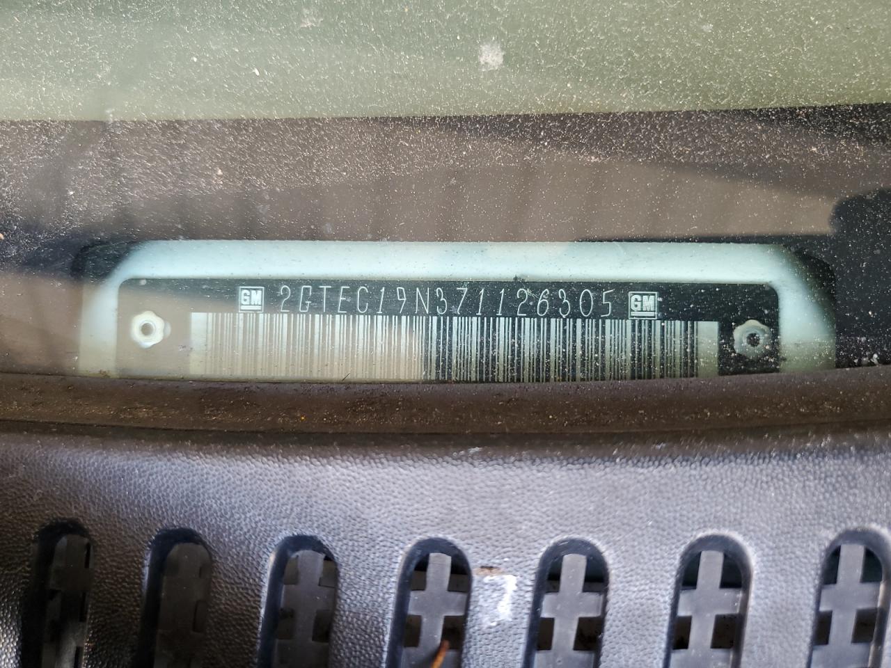 2007 GMC New Sierra C1500 VIN: 2GTEC19N371126305 Lot: 86540325