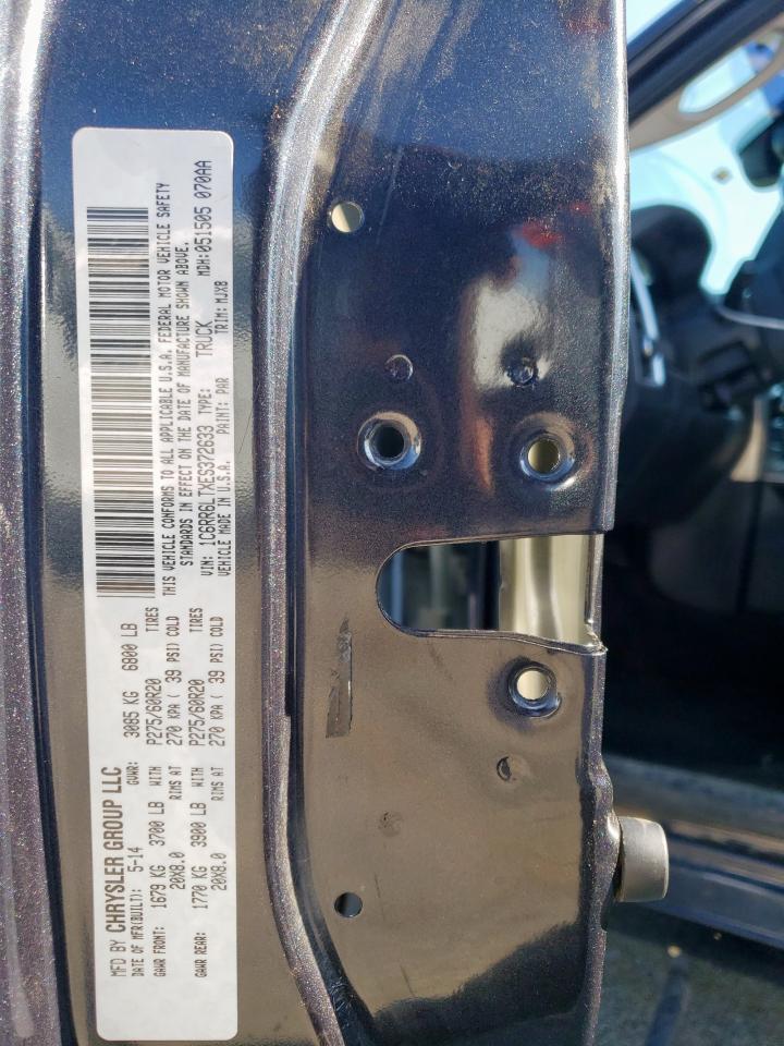 2014 Ram 1500 Slt VIN: 1C6RR6LTXES372633 Lot: 85387605