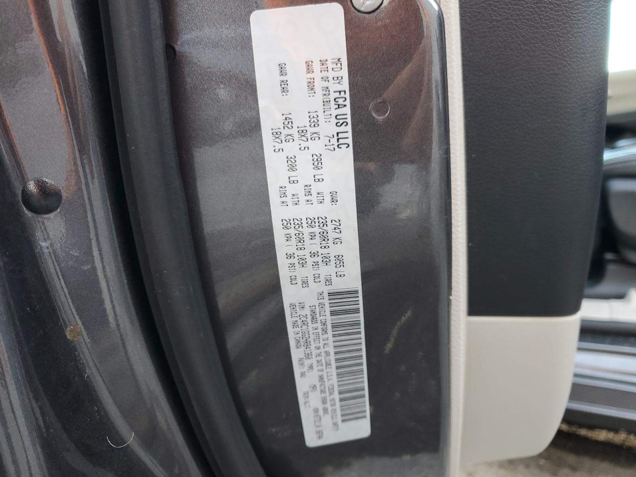 2017 Chrysler Pacifica Limited VIN: 2C4RC1GG2HR841360 Lot: 90552115