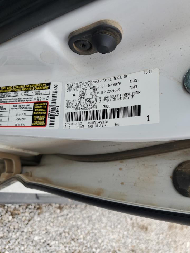 2024 Toyota Tundra Crewmax Limited VIN: 5TFWC5AB7RX003349 Lot: 82224145