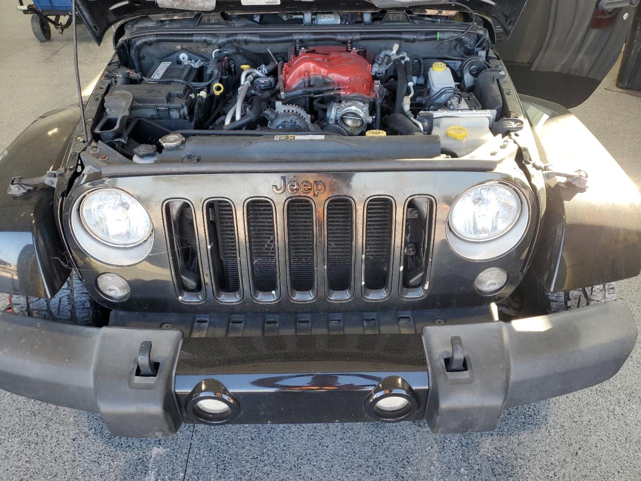 2016 Jeep Wrangler Unlimited Sahara VIN: 1C4BJWEGXGL100288 Lot: 85382165