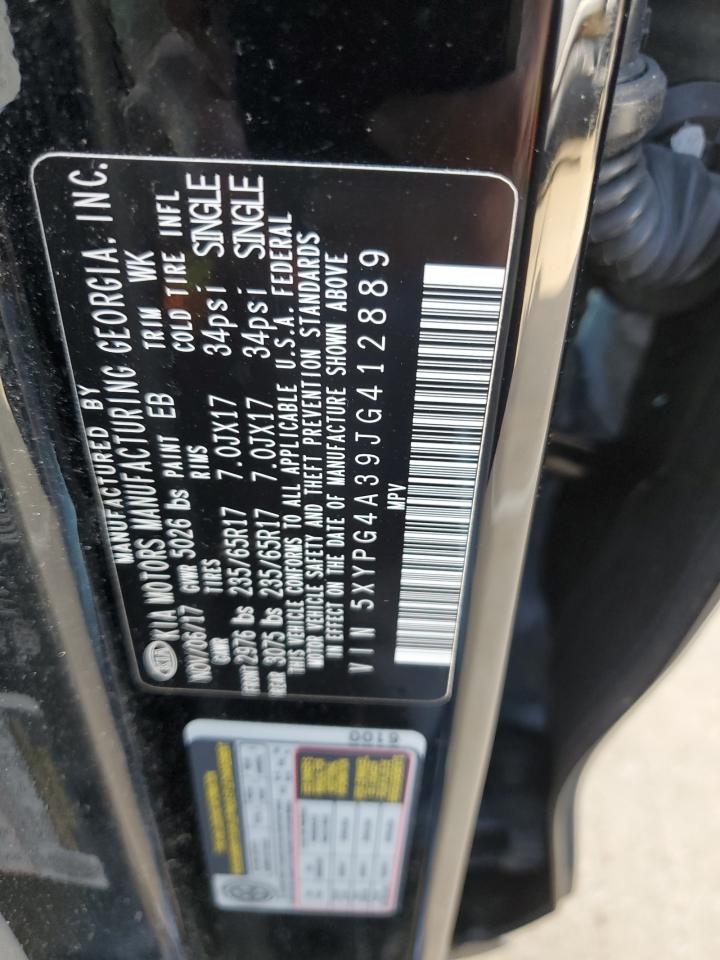 2018 Kia Sorento Lx VIN: 5XYPG4A39JG412889 Lot: 82309405