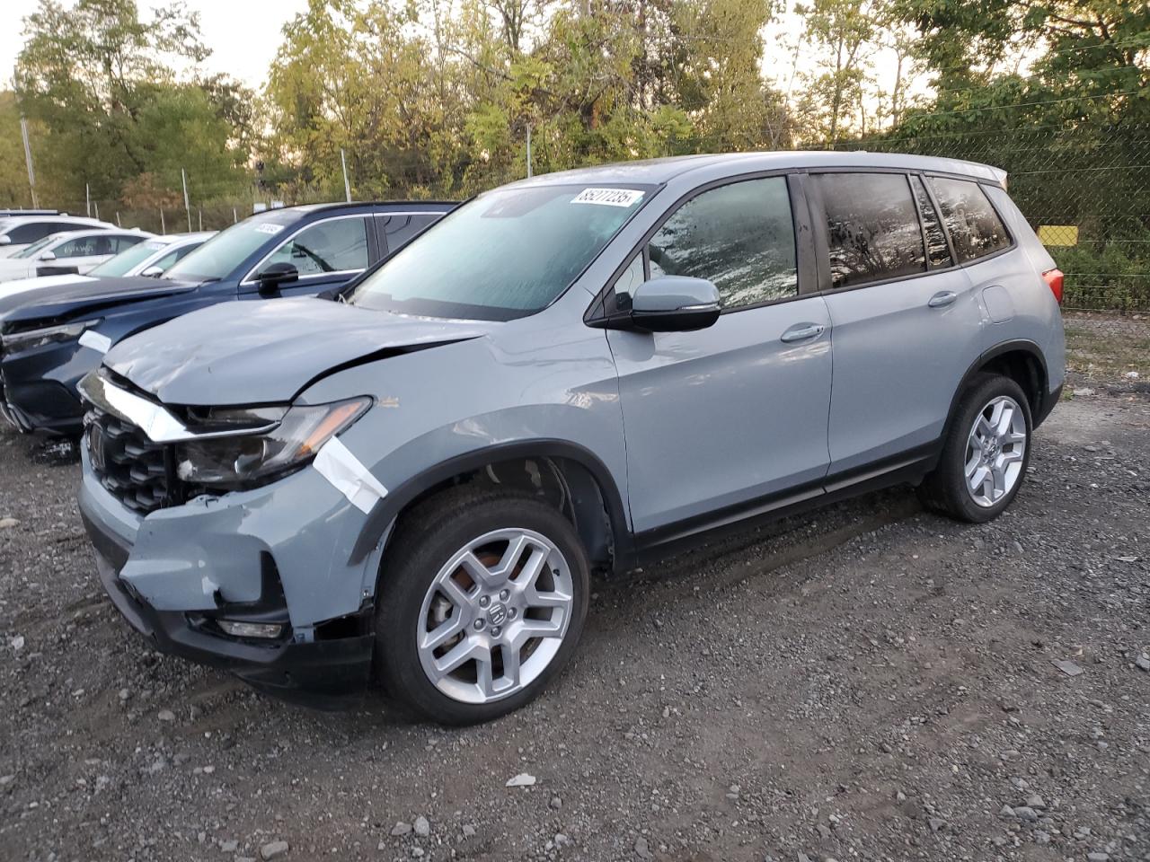 2025 Honda Passport Exl blue null gas 5FNYF8H52SB011490 photo #1