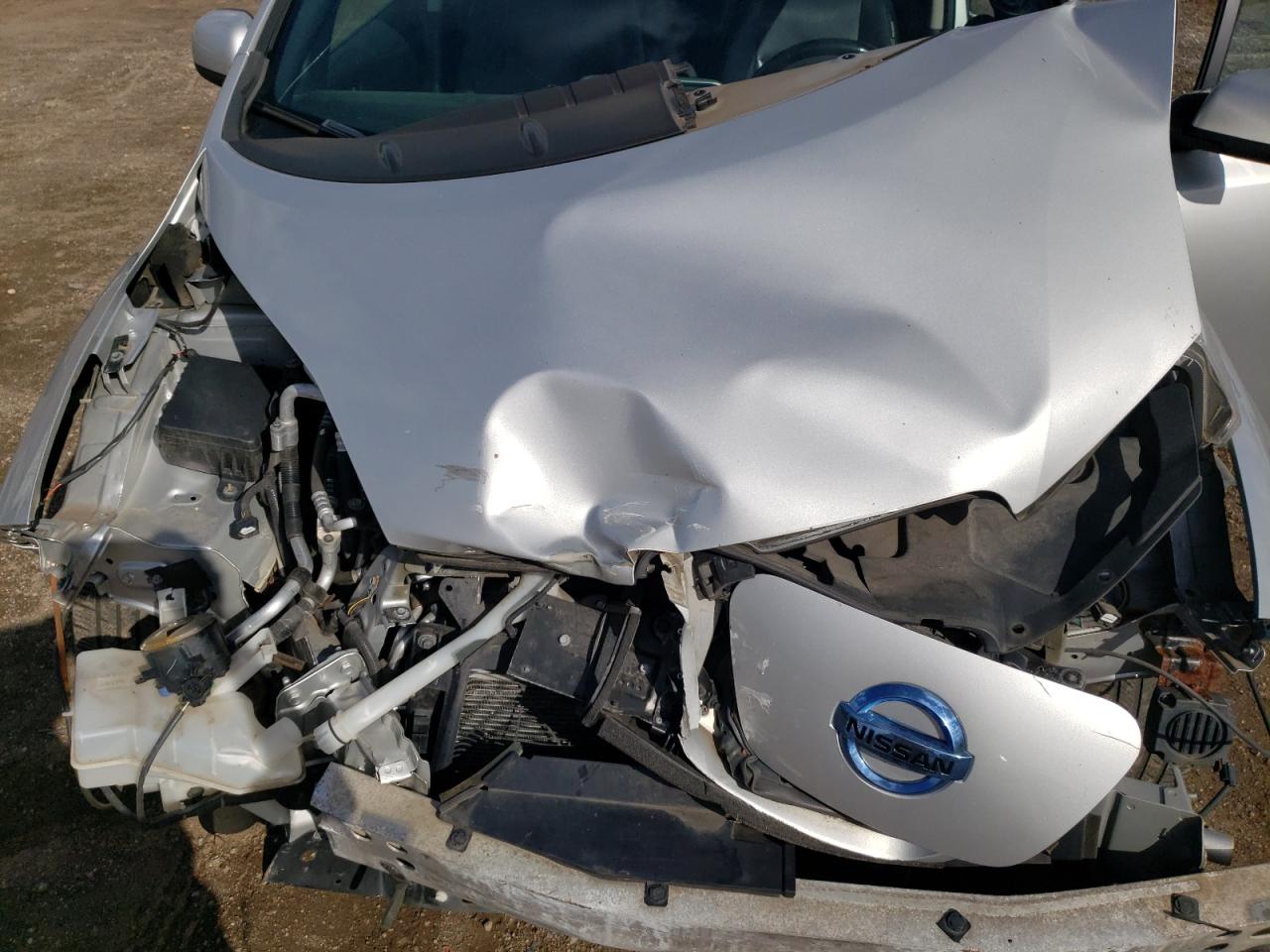 2013 Nissan Leaf S VIN: 1N4AZ0CP2DC411851 Lot: 85768055