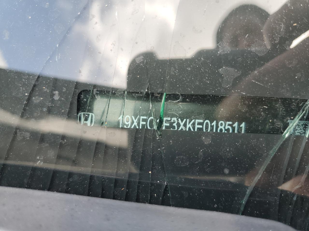 2019 Honda Civic Ex VIN: 19XFC1F3XKE018511 Lot: 81990415