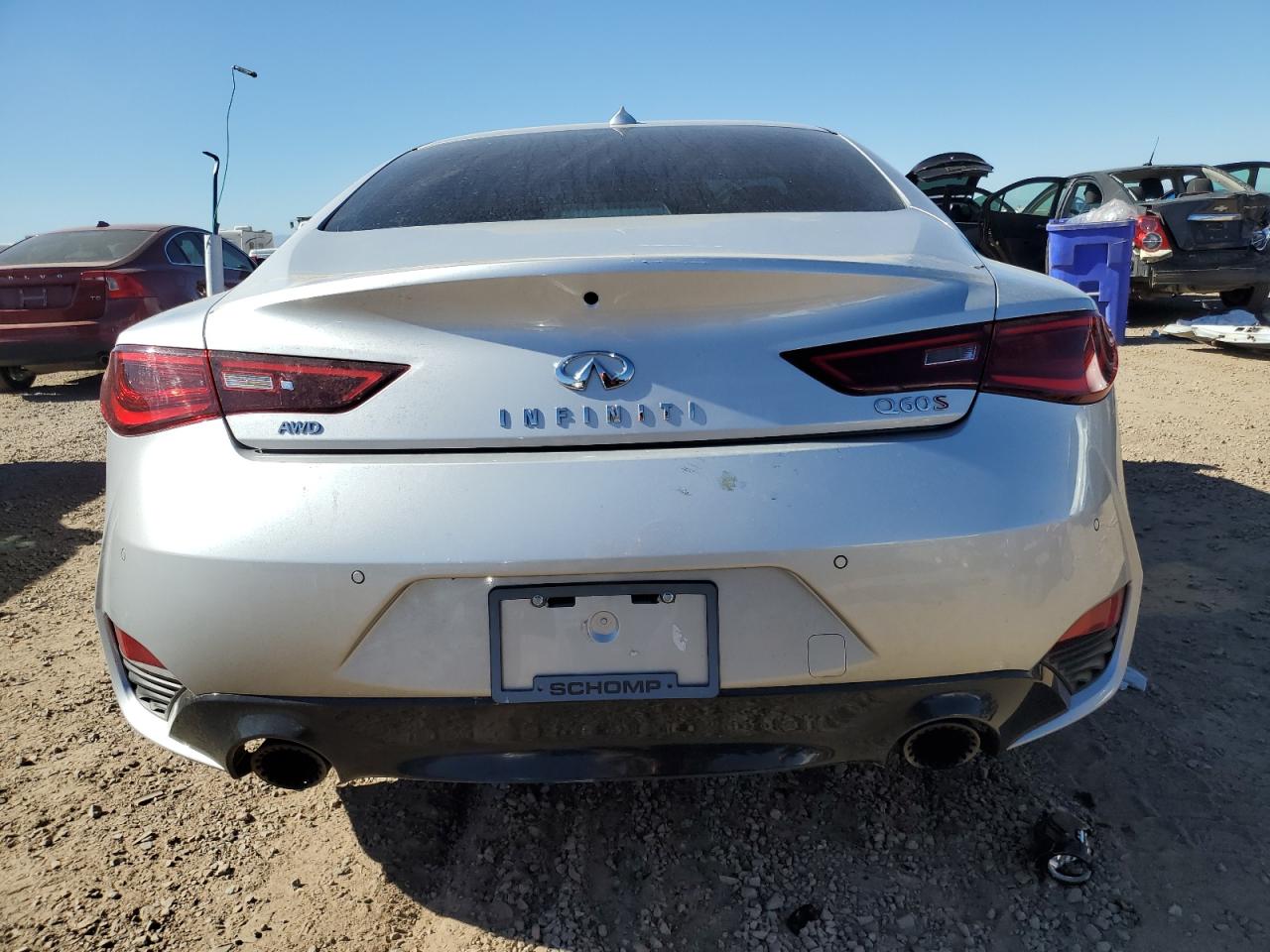 2017 Infiniti Q60 Red Sport 400 VIN: JN1FV7EL4HM700151 Lot: 89697855