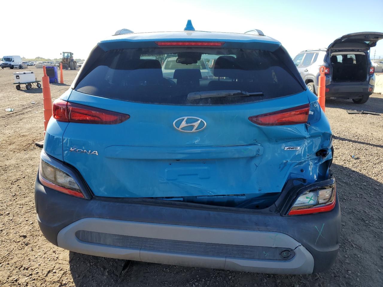 2022 Hyundai Kona Sel VIN: KM8K3CAB7NU903727 Lot: 85108235