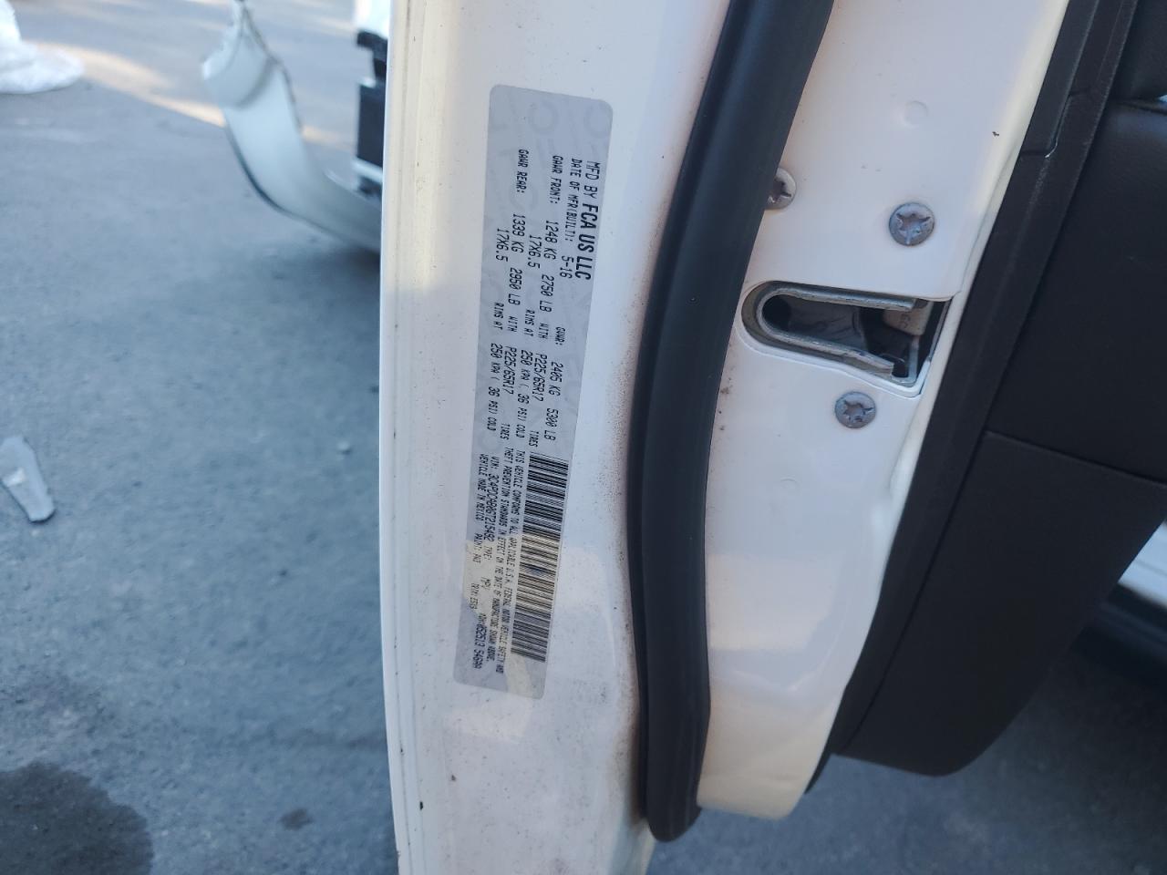 2016 Dodge Journey Se VIN: 3C4PDCAB0GT215492 Lot: 86192865