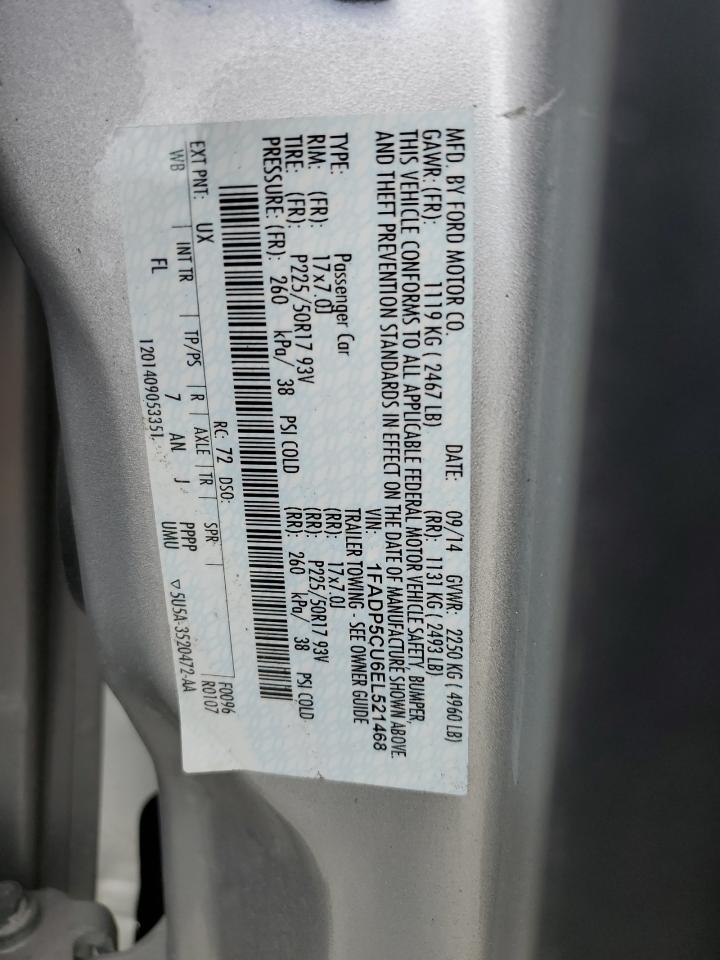 2014 Ford C-Max Premium VIN: 1FADP5CU6EL521468 Lot: 85945525