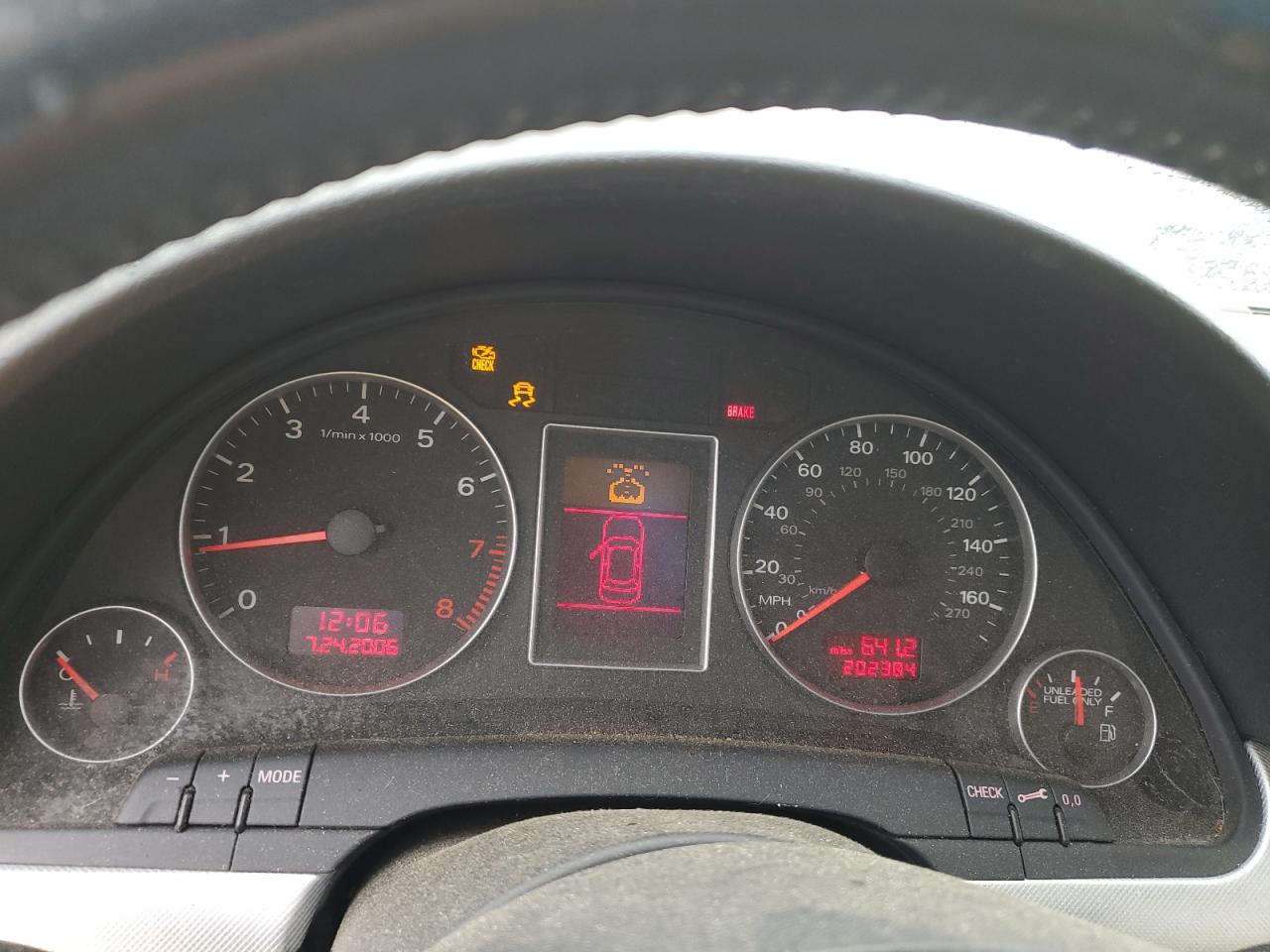 2008 Audi A4 2.0T Quattro VIN: WAUDF78E98A126062 Lot: 84919045