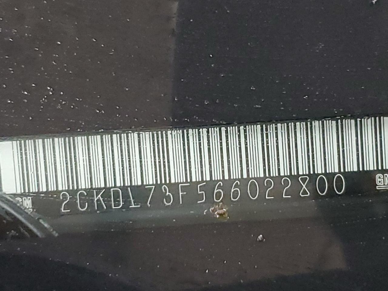 2006 Pontiac Torrent VIN: 2CKDL73F566022800 Lot: 85087275
