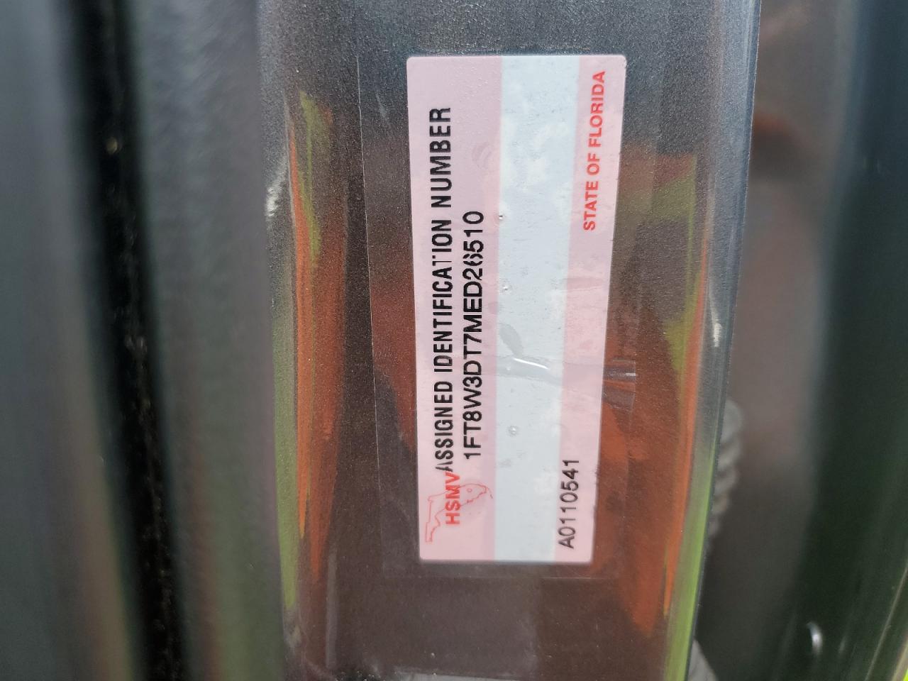 2021 Ford F350 Super Duty VIN: 1FT8W3DT7MED26510 Lot: 60476115