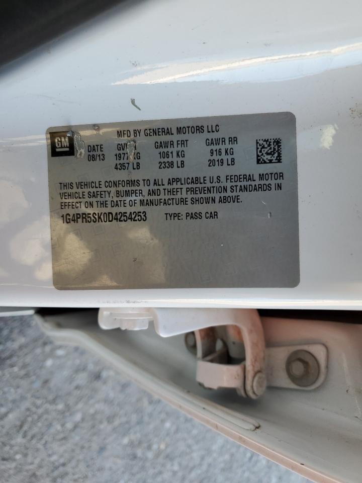 2013 Buick Verano Convenience VIN: 1G4PR5SK0D4254253 Lot: 82697045