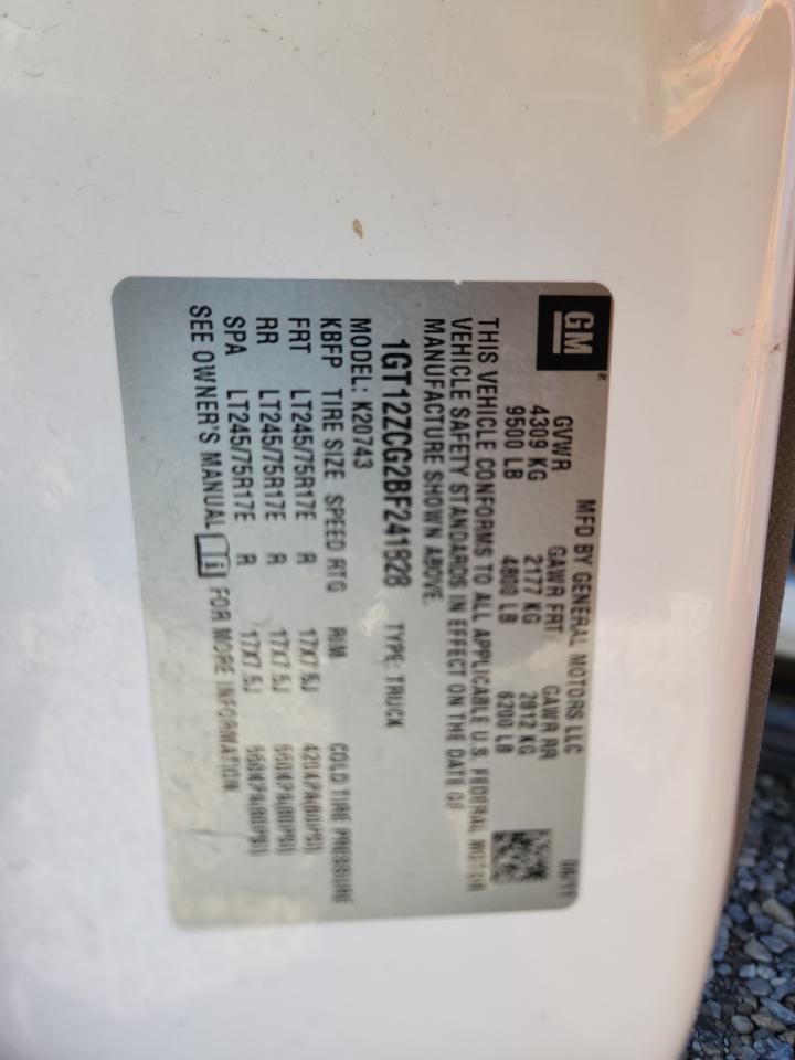 2011 GMC Sierra K2500 Heavy Duty VIN: 1GT12ZCG2BF241828 Lot: 85748005