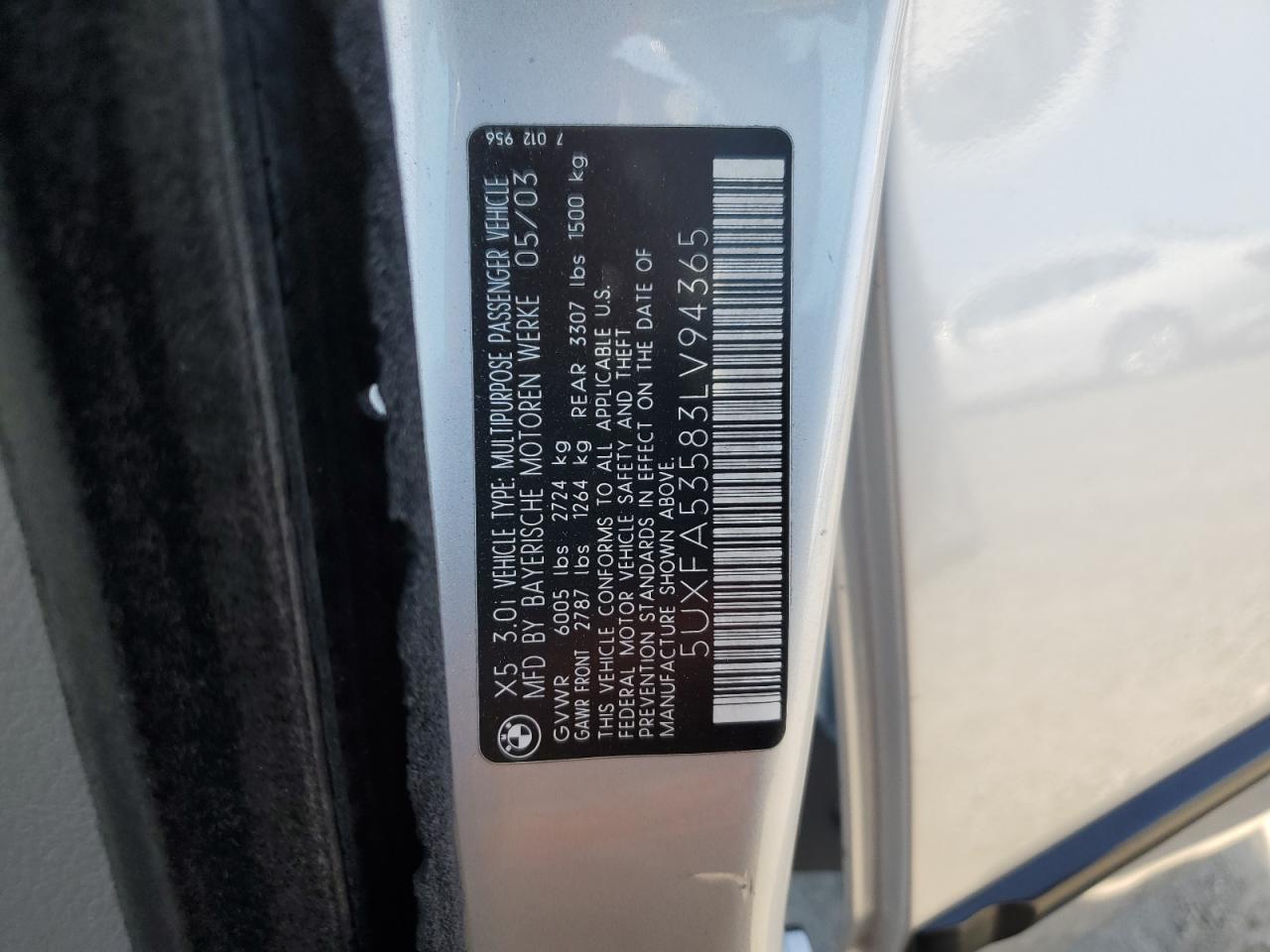 Фото: 5UXFA53583LV94365