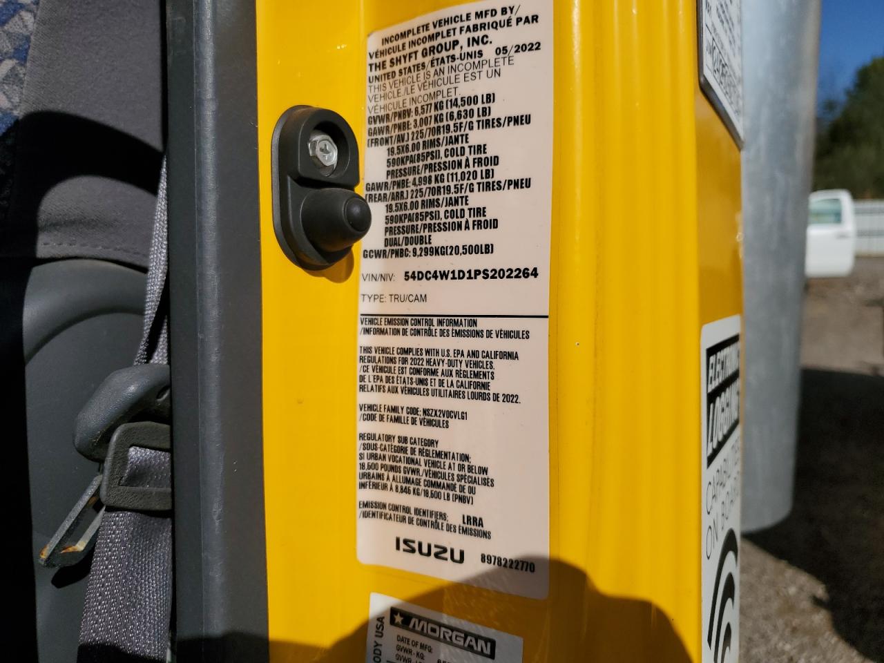 2023 Isuzu Npr Hd - Expeditor Truck VIN: 54DC4W1D1PS202264 Lot: 81500905