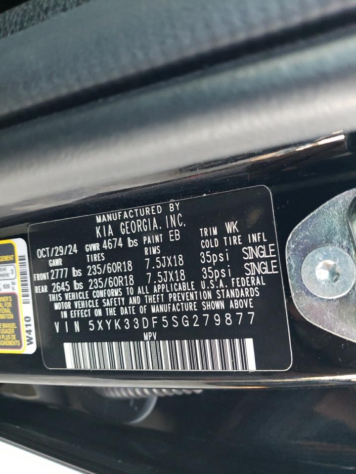 2025 Kia Sportage Ex VIN: 5XYK33DF5SG279877 Lot: 90835535