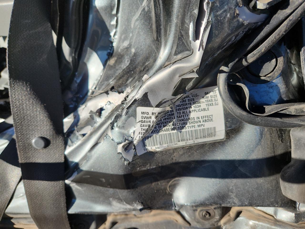 2014 Acura Mdx Technology VIN: 5FRYD4H48EB001085 Lot: 85403785