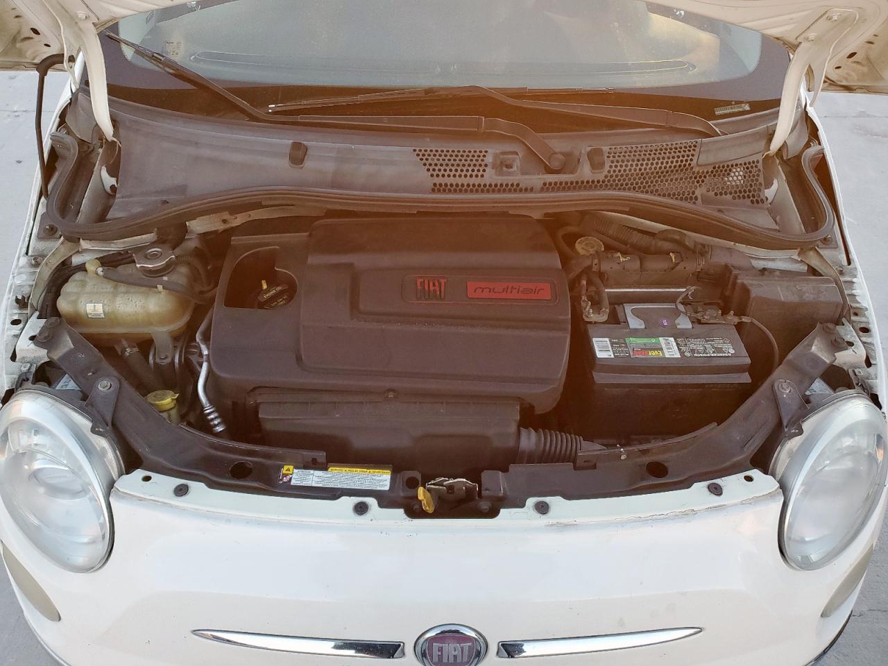 2012 Fiat 500 Lounge VIN: 3C3CFFCR7CT195163 Lot: 90468405