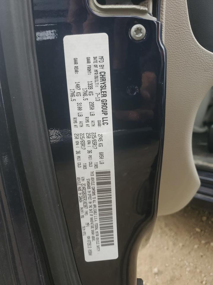 2014 Dodge Grand Caravan Se VIN: 2C4RDGBG5ER102387 Lot: 86479945