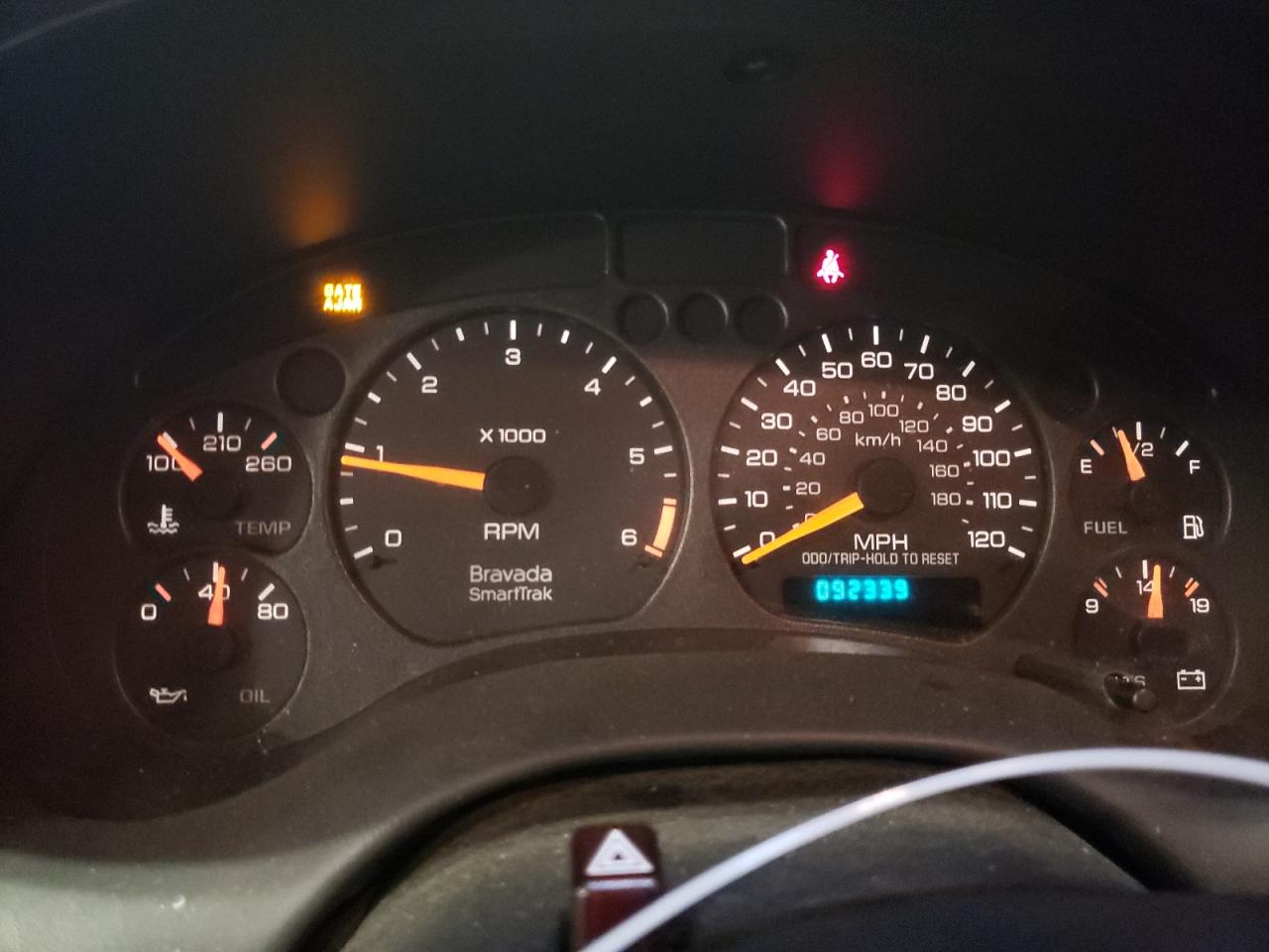 2000 Oldsmobile Bravada VIN: 1GHDT13W0Y2144348 Lot: 86605145