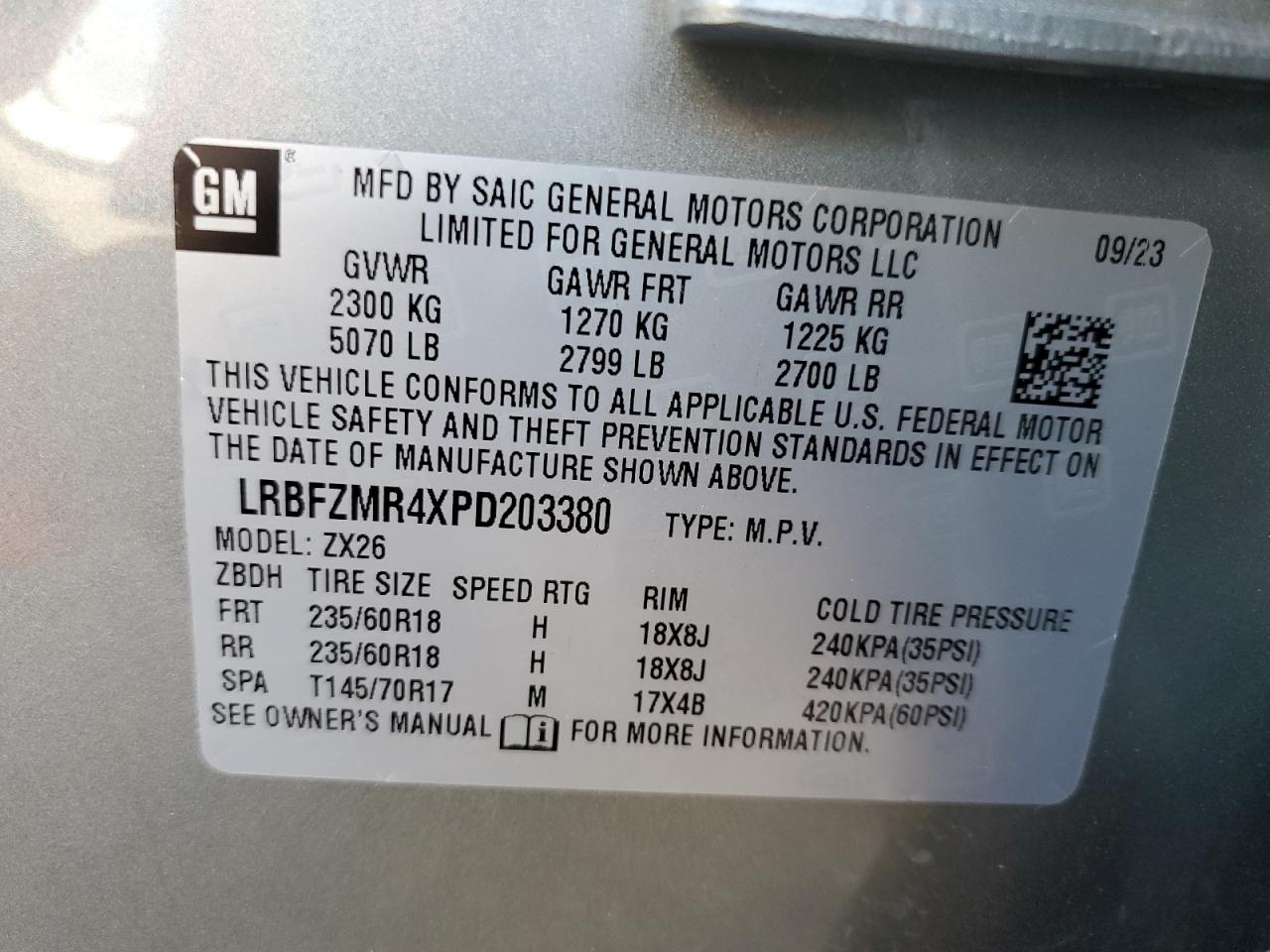 2022 Buick Envision Essence VIN: LRBFZMR4XPD203380 Lot: 82569195