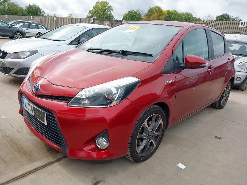 2014 TOYOTA YARIS 1.5 VVT-I HYBRID TREND 5DR CVT for sale at Copart SANDY