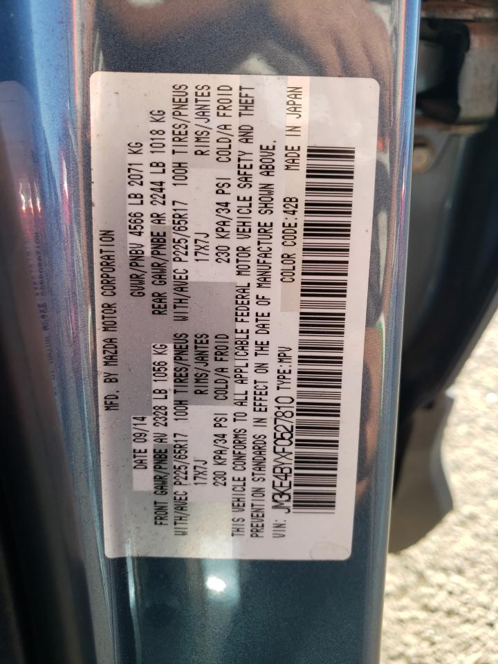 2015 Mazda Cx-5 Sport VIN: JM3KE4BYXF0527810 Lot: 89504515