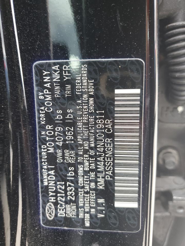 2022 Hyundai Elantra Blue VIN: KMHLM4AJ4NU019811 Lot: 85326415