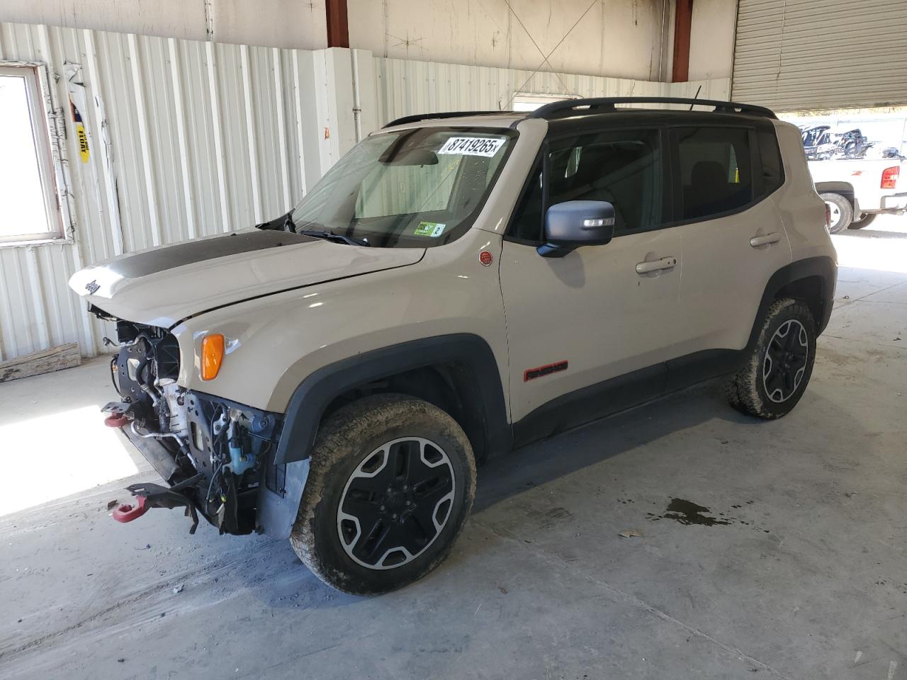 2016 Jeep Renegade Trailhawk beige suv gas ZACCJBCT9GPD94274 photo #1