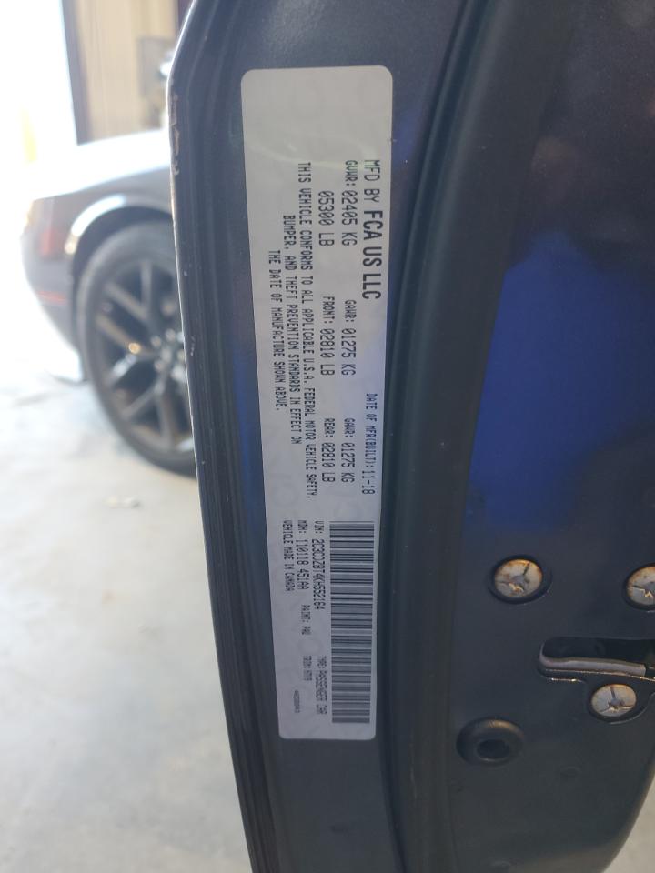 2019 Dodge Challenger R/T VIN: 2C3CDZBT4KH552164 Lot: 87216035