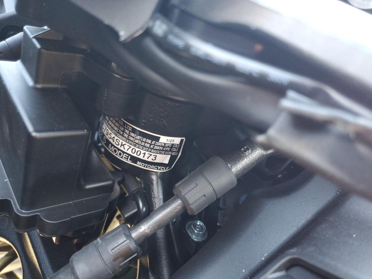 2025 Honda Gl1800 D VIN: JH2SC7954SK700173 Lot: 89915045