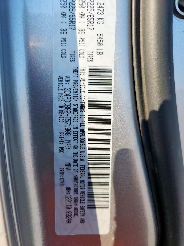 2017 Dodge Journey Sxt VIN: 3C4PDCBG2HT571308 Lot: 85898355