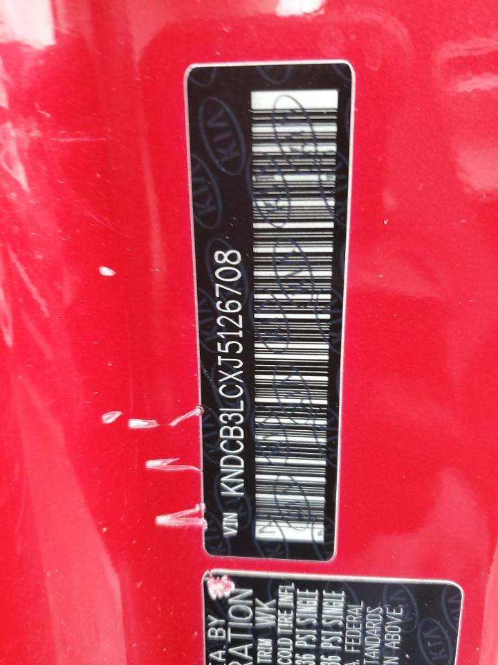 2018 Kia Niro Fe VIN: KNDCB3LCXJ5126708 Lot: 86475145