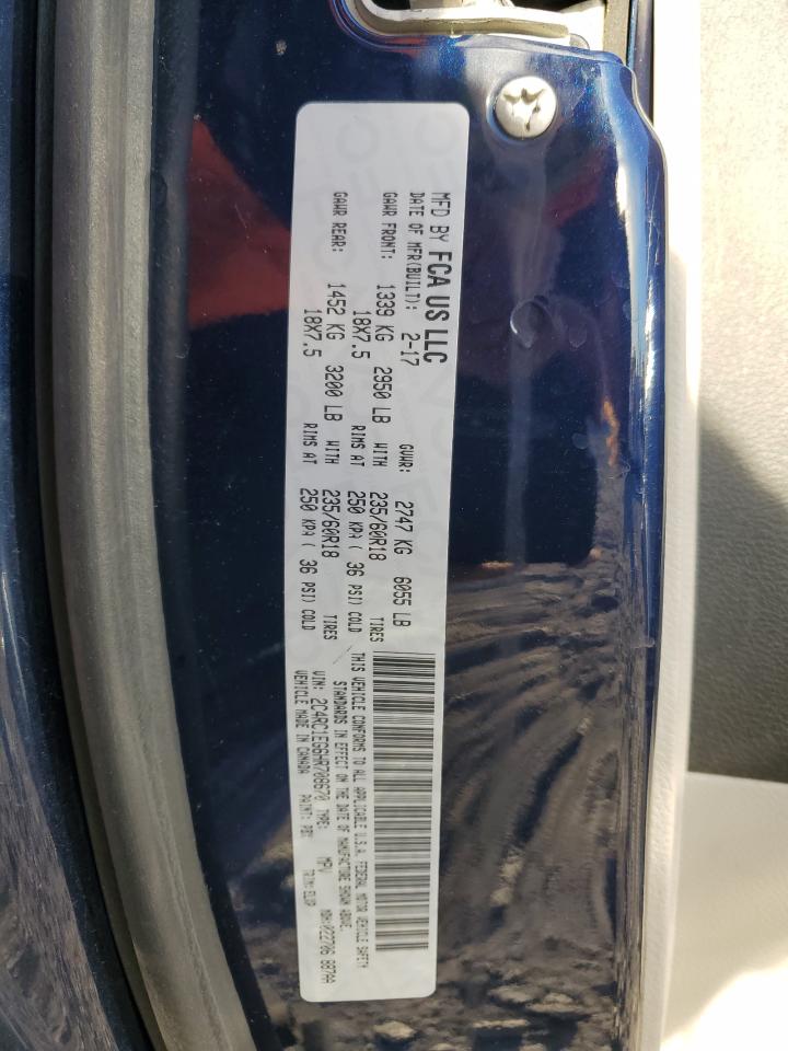 2017 Chrysler Pacifica Touring L Plus VIN: 2C4RC1EG6HR708670 Lot: 89860885